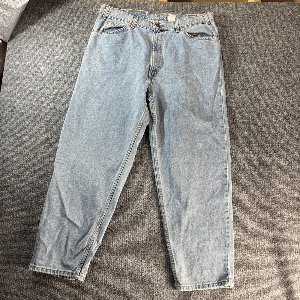 Levis 560 Jeans Mens 38x30 Blue Light Wash Relaxed Fit Tapered Leg‎ Denim Pants